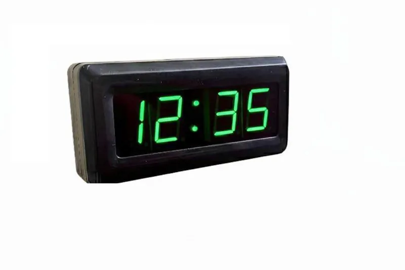 Mini LED Digital Clock (Green) – Brim Clocks Chennai